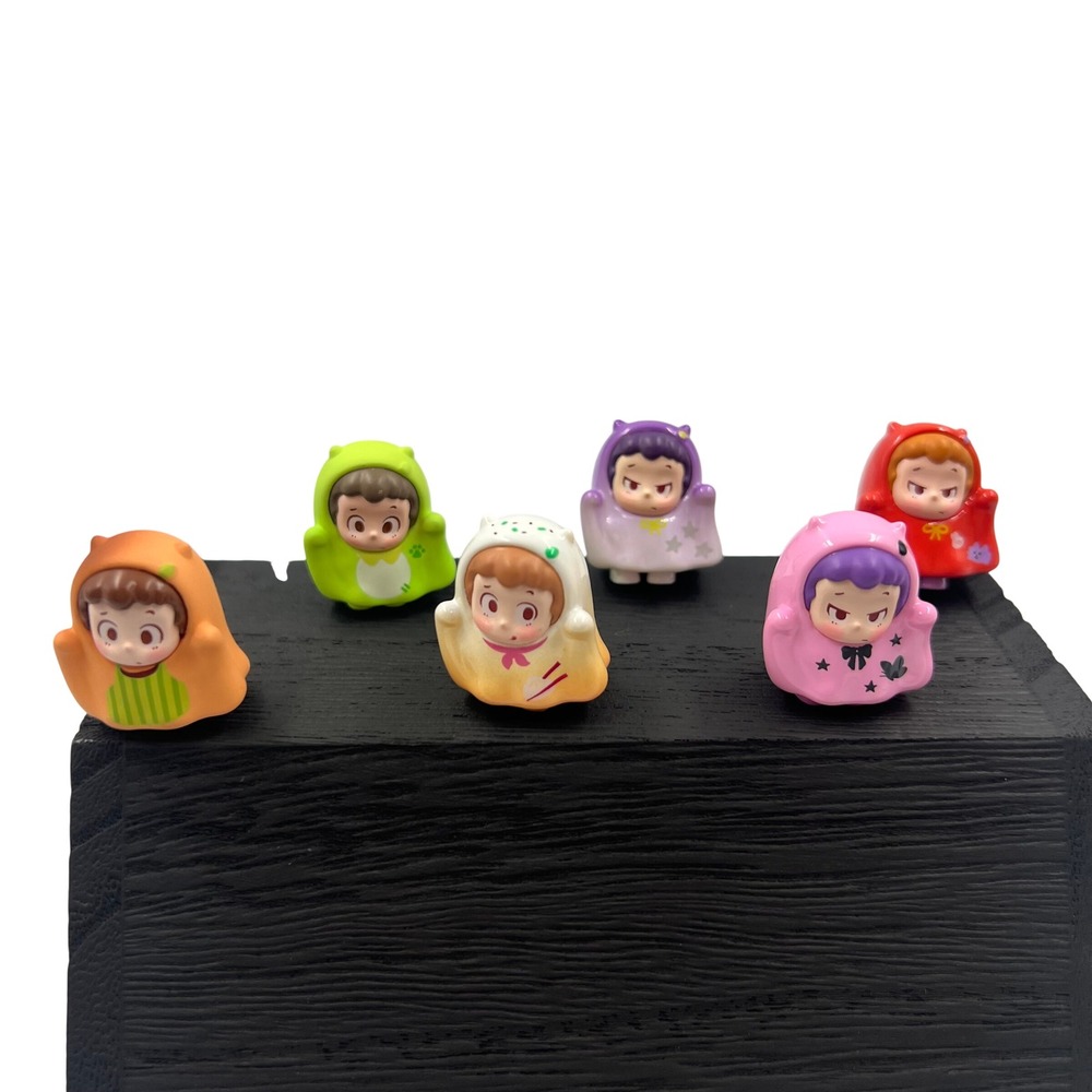 Piny Let's Hang Out Together Mini Bean Figure Lot of 6 Confirmed Figures Set